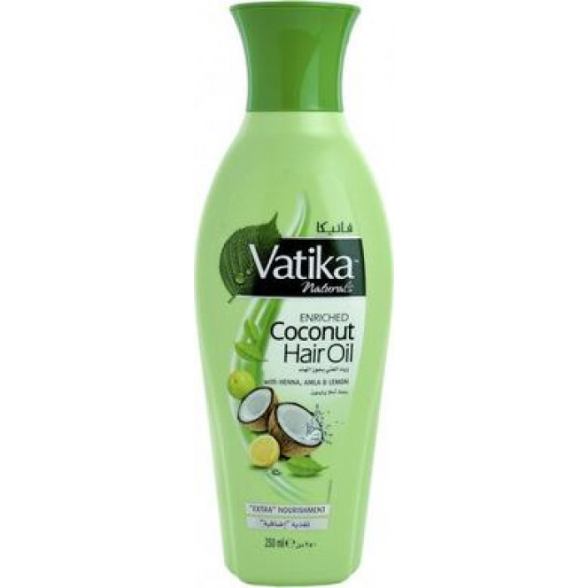 Масло для волос кокосовое, Vatika Coconut Hair Oil, Dabur, 250 мл, Z08132
  