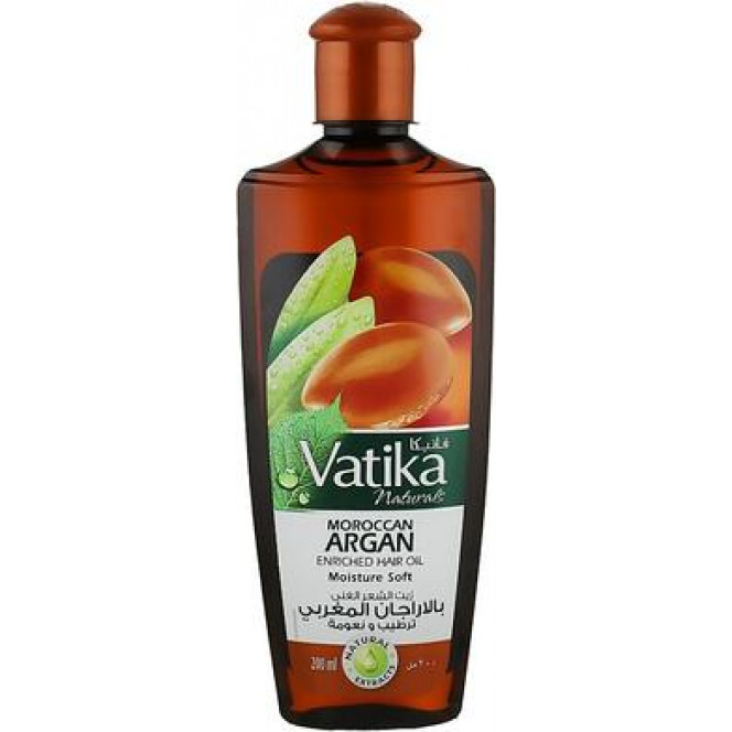 Масло для волос с арганой, Vatika Hair Oil, Dabur, 200 мл, Z08137
  