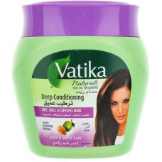 Маска для волос Глубокое кондиционирование, Vatika Virgin Olive Deep Conditioning, Dabur, 500 г, Z08140
  