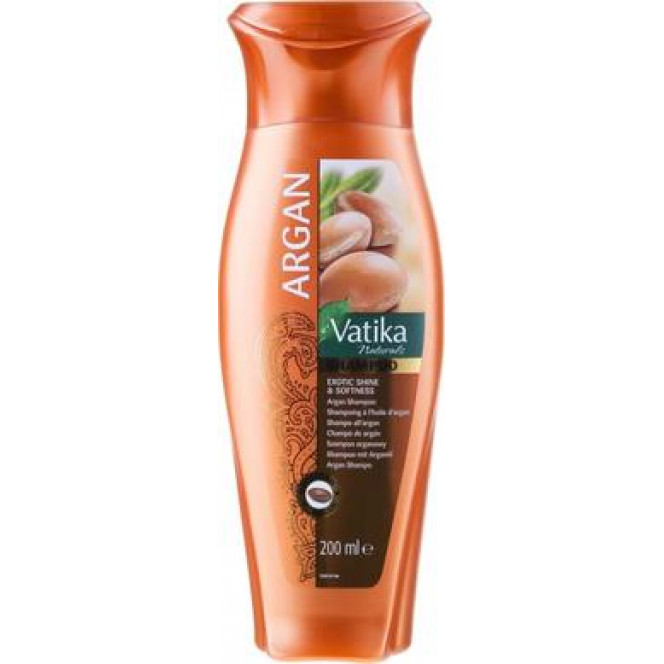 Шампунь с маслом арганы, Vatika Argan Shampoo, Dabur, 200 мл, Z08154
  