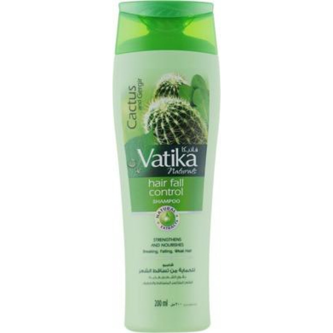 Шампунь для волос Укрепление и питание для ломких волос, Vatika Wild Cactus Shampoo, Dabur, 200 мл, Z08161
  