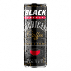 Energy drink Black Americano Coffee, Black energy, 250 ml, Z08188
 