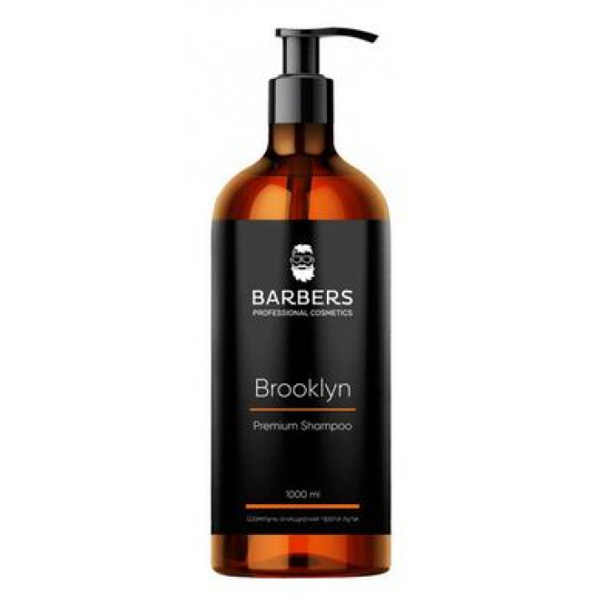 Shampoo for men against dandruff, Brooklyn, Barbers, 1000 ml 498, Z08264 .. Discounts, promotions, 100% original products. Delivery worldwide, free shipping, world, health, cosmetics, fitness