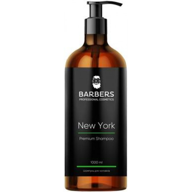 Shampoo for men toning, New York, Barbers, 1000 ml 498, Z08265 .. Discounts, promotions, 100% original products. Delivery worldwide, free shipping, peace, health, cosmetics, fitness