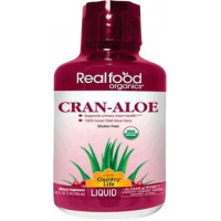 Liquid Aloe-Cranberry, Real food organics Cran-Aloe, Country Life, cranberry flavor, 944 ml, Z08419
 