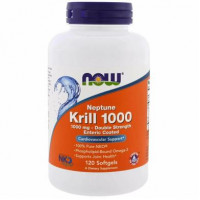 Krill Oil, Krill, Now Foods, 1000 mg, 120 Softgels, Z08454
 