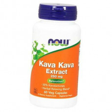 Формула против стресса, KAVA, Now Foods, 250 мг, 60 растительных капсул, Z08464
  