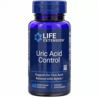 Uric Acid Control, Uric Acid Control, Life Extension, 60 Veggie Caps, Z08479
 