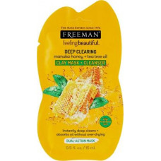 Clay Face Mask Manuka Honey & Tea Tree Oil, Feeling Beautiful Mask, Freeman, 15 ml, Z08687
 