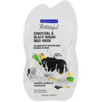 Маска грязевая для лица Уголь, Черный сахар, Feeling Beautiful Charcoal & Black Sugar Mud Mask, Freeman, 15 мл, Z08691
  