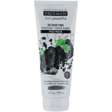 Mud mask for the face Charcoal, Black Sugar, Feeling Beautiful Charcoal & Black Sugar Mud Mask, Freeman, 175 ml, Z08692
 