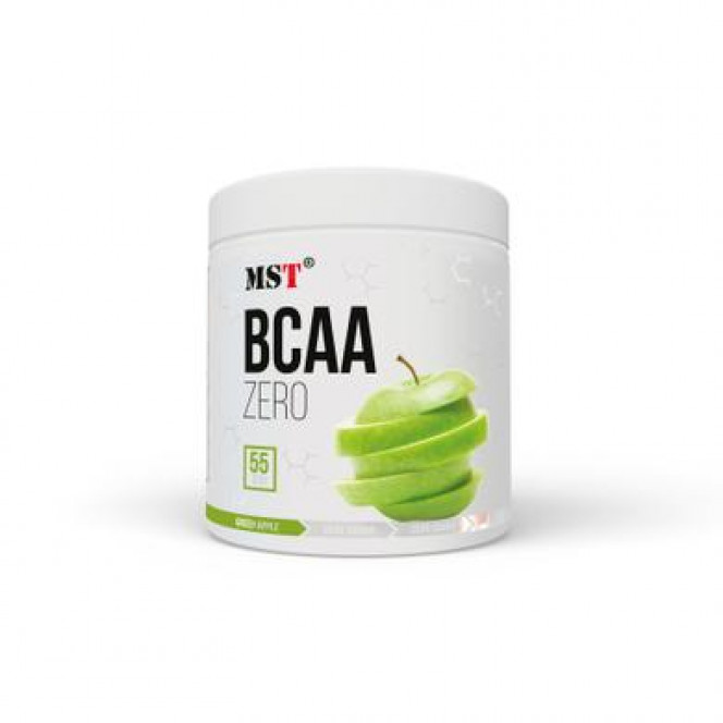 Комплекс аминокислот, BCAA Zero Green Apple, MST Nutrition, вкус зеленое яблоко, 55 порций, Z09397
  