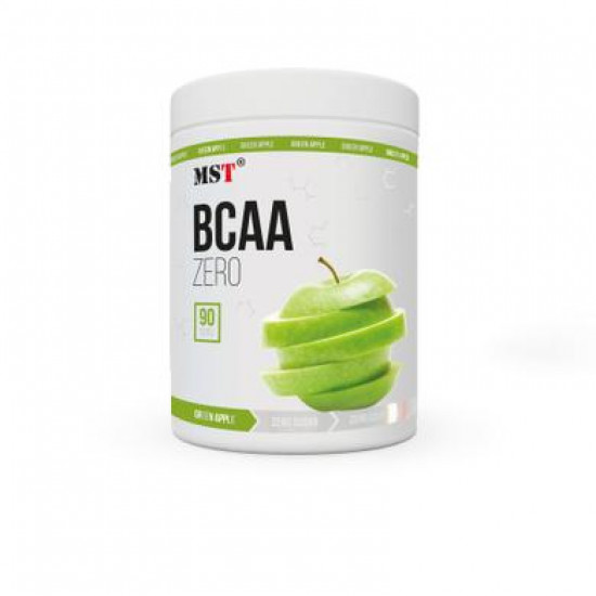 Комплекс амінокислот, BCAA Zero Green Apple, MST Nutrition, смак зелене яблуко, 90 порцій, Z09398