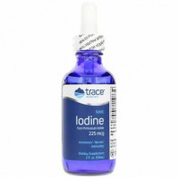 Жидкий йод, Ionic Iodine, Trace Minerals Research, 225 мкг, 59 мл, Z09493
  