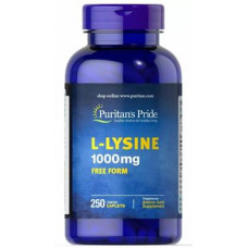 L-Lysine, L-Lysine, Puritans Pride, 1000 mg, 250 Capsules, Z09506
 