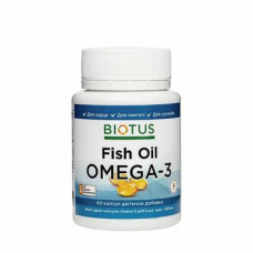 Omega-3 Icelandic Fish Oil, Omega-3 Fish Oil, Biotus, 60 Capsules, Z09514
 