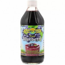 Blueberry Concentrate, Pure Blueberry, 100% Juice Concentrate, Dynamic Health Laboratories, 473 ml, Z09549
 