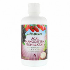 Superfruit Blend (Noni, Mangosteen, Goji, Acai), Superfruit Juice Blend, Acai, Mangosteen, Noni & Goji, LifeTime Vitamin, 946 ml, Z09560
 