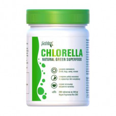 Chlorella, GoldenPharm, 200 Tablets, Z09579
 