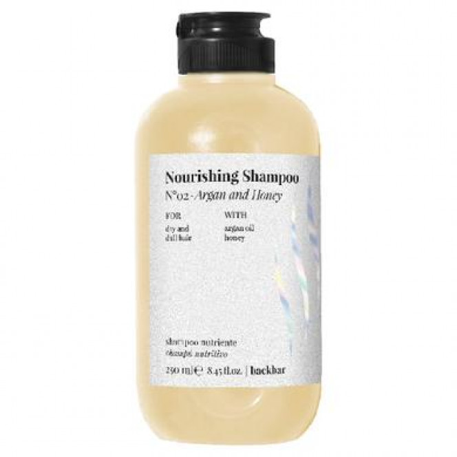 Шампунь для сухих и поврежденных волос, Back Bar No2 Nourishing Shampoo Argan and Honey, FarmaVita, 250 мл, Z09648
  