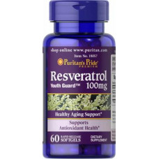 Resveratrol, Resveratrol, Puritans Pride, 100 mg, 60 Quick Dissolve Softgels, Z09704
 