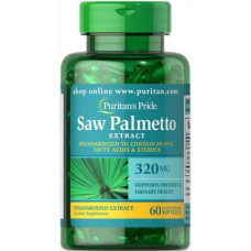 Со Пальметто, экстракт, Saw Palmetto, Now Foods, 160 мг, 60 гелевых капсул, Z08488
  