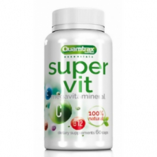 Complex of vitamins and minerals, Super Vit, Quamtrax, 120 capsules, Z09788
 