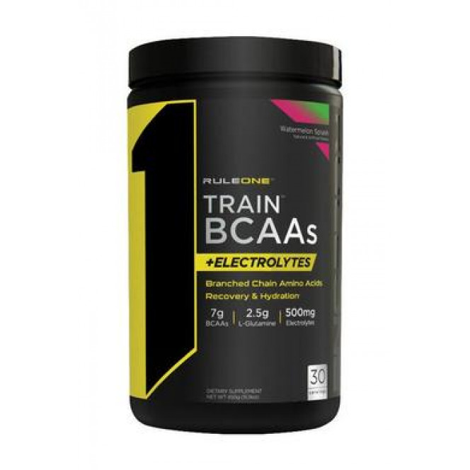 Amino Acid Complex, Train BCAAs + Electrolytes, Rule One, Orange Flavor, 450 g, Z09886
 