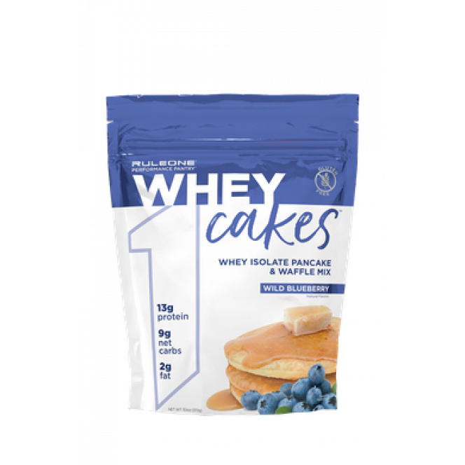 Протеиновые панкейки, Whey Cakes, Rule One, вкус дикая черника, 372 г, Z10016
  