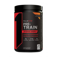 Pre-workout complex, Pre Train 2.0, Rule One, orange flavor, 390 g, Z10019
 