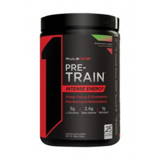 Pre-workout complex, Pre Train 2.0, Rule One, watermelon flavor, 390 g, Z10020
 