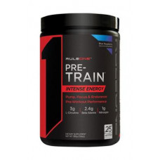 Pre-Workout Complex, Pre Train 2.0, Rule One, Blue Raspberry Flavor, 390 g, Z10021
 