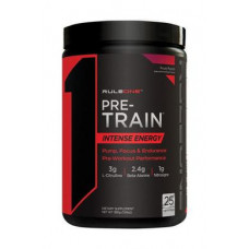 Pre-Workout Complex, Pre Train 2.0, Rule One, Fruit Punch Flavor, 390 g, Z10023
 