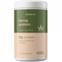 Hemp Protein, Sporter, Chocolate Flavor, 450 g, Z10036
 