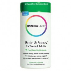 Витамины для мозга подростков, Brain for Teens & Adults, Rainbow Light, 90 таблеток, 04681
  