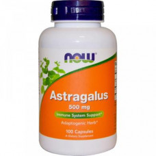 Астрагал, Astragalus, Now Foods, 500 мг, 100 капсул, 05093
  