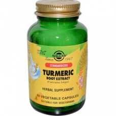 Turmeric Extract (Root), Turmeric, Solgar, 60 Capsules, 05537
 