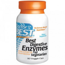 Пищеварительные ферменты, Digestive Enzymes, Doctors Best, 90 капсул, 05625
  