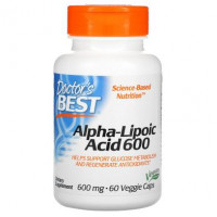 Alpha Lipoic Acid Doctors Best 600 mg 60 Capsules 05631
 