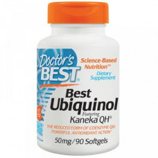 Коэнзим Q10, Ubiquinol, Doctors Best, 50 мг, 90 капсул, 06002
  