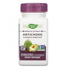 Артишок, Artichoke, Natures Way, стандартизированный, 60 капсул, 6224
  