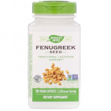 Пажитник, Fenugreek, Natures Way, семена, 610 мг, 180 капсул, 6248
  