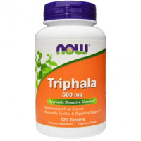 Трифала (Triphala), Now Foods, 500 мг, 120 таблеток, 6251
  