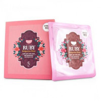 Hydrogel face mask with ruby, Koelf, 5 pcs, 6393
 