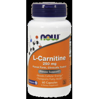 Carnitine, L-Carnitine, Now Foods, 250 mg, 60 Capsules, 6568
 