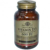 Vitamin D3, Vitamin D3, Solgar, 600 IU, 120 capsules, 6730
 