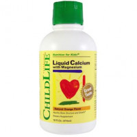 Calcium magnesium for children, Calcium with Magnesium, ChildLife, liquid, orange, 474 ml, 7764
 