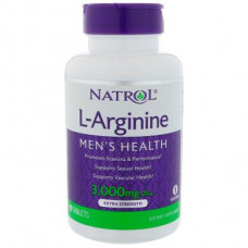 Arginine, L-Arginine, Natrol, 3000 mg, 90 Tablets, 7814
 