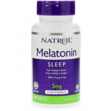 Melatonin, Melatonin, Natrol, 5 mg, 100 Tablets, 7821
 