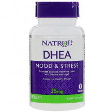 Dehydroepiandrosterone, DHEA, Natrol, 25 mg, 90 Tablets, 7883
 